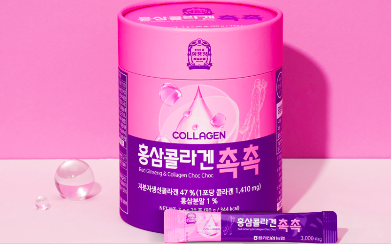 Hồng sâm collagen tinh chất hoa anh đào Punggi